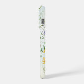 Watercolor Wildflower Scripture Personalized iPhoneケース (左側面)