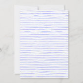 Watercolor Wildflower Spring Soiree Garden Party 招待状 (裏面)