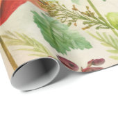 Watercolor Wildflowers Seamless Decoupage Paper ラッピングペーパー (ロールコーナー)