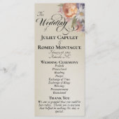 Watercolor Wildflowers - Wheat Wedding プログラム (正面)