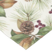 Watercolor Winter Botanical Pattern テーブルクロス (アングル)