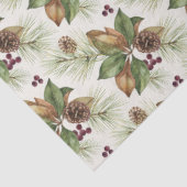 Watercolor Winter Botanical Pattern 薄葉紙 (詳細)