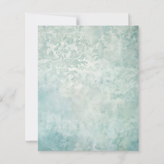 Watercolor Winter Polar Bear Scrapbook Paper (裏面)