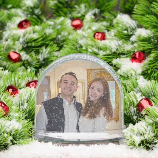 Watercolor Winter Trees Personalize Photo (クリスマス)