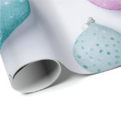 Watercolor Winter Wonderland Christmas Wrap ラッピングペーパー (ロールコーナー)