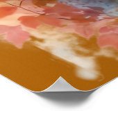 Watercolor Wolf Art – Nature’s Beauty Unleashed ポスター (角)