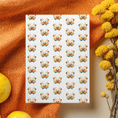 Watercolor Woodland Animals Fall Kids' Birthday 招待状