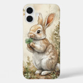 Watercolor Woodland Bunny Nature Case-Mate iPhoneケース (裏面)