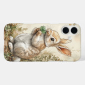 Watercolor Woodland Bunny Nature Case-Mate iPhoneケース (裏面 (横))