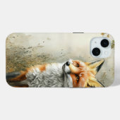 Watercolor Woodland Fox Nature Name Case-Mate iPhoneケース (裏面 (横))