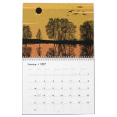 watercolor workart and photos wildlife カレンダー (1月 2027)