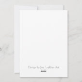 Watercolor Wreath Greeting Card Christmas  シーズンカード (裏面)