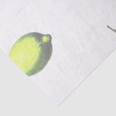 Watercolor Yellow and Green Lemon Citrus Wedding 薄葉紙 (詳細)