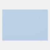 WatercolorBlueギンガムラッピング紙シートセット ラッピングペーパーシート (正面2)