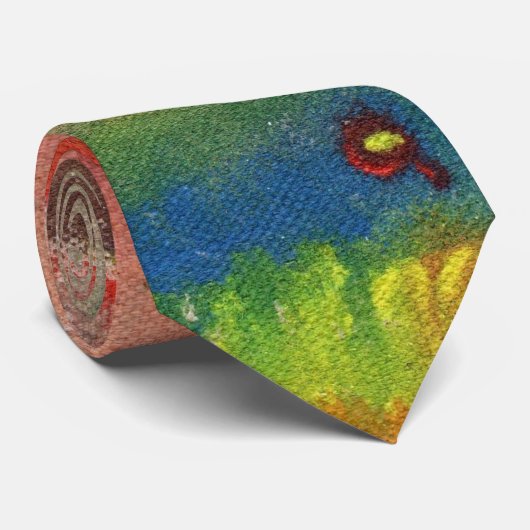 Watercolorcanvass2タイ ネクタイ (ロール)