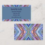 Watercolored -明るく着色された抽象芸術 名刺 (正面/裏面)