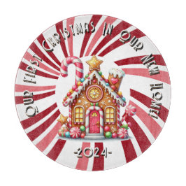 WatercolorFirstクリスマスニューホームカッティングボード カッティングボード