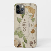 WatercolornCoffeeコラージュ Case-Mate iPhoneケース (裏)