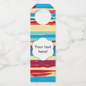 Watercolorsテクスチャ ボトルネックタグ (正面)