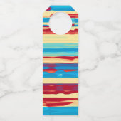 Watercolorsテクスチャ ボトルネックタグ (裏面)