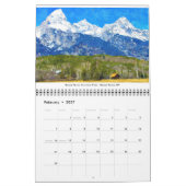 Watercolors Landscapes 2024 Calendar カレンダー (2月 2027)