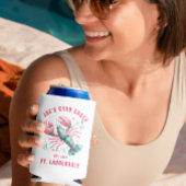 Watercolors Lobster Illustration Custom Text 缶クーラー