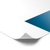 Watercolors Reflection Photography ポスター (角)