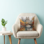 Watercolour Autumn in New York クッション (椅子)