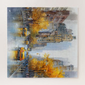 Watercolour Autumn in New York ジグソーパズル (横)