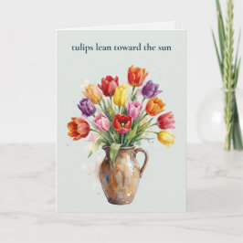 Watercolour Blooms | チューリップ モダン マザーズデー シーズンカード