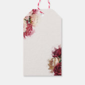 Watercolour Blooms | 私たちからのエレガントな芍薬 ギフトタグ (裏面)