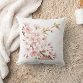 Watercolour Blossoms Beautiful Pillow Cover  クッション (ブランケット)