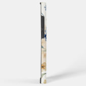 Watercolour Blue and Yellow Floral  Samsung Galaxyケース (右側面)