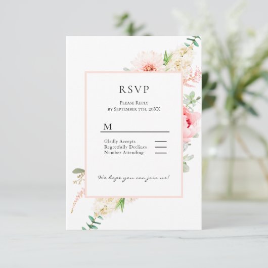 Watercolour Botanical Spring Wedding Collection (スタンド正面)