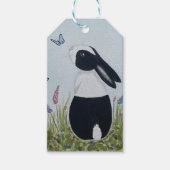 Watercolour Dutch Bunny Rabbit ギフトタグ (正面)