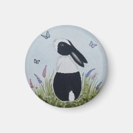 Watercolour Dutch Bunny Rabbit マグネット