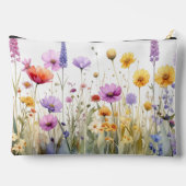 Watercolour field of wildflowers  アクセサリーポーチ (裏面)