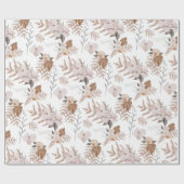 Watercolour Floral Wrapping Paper Sheets ラッピングペーパー (フラット)