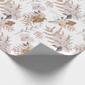 Watercolour Floral Wrapping Paper Sheets ラッピングペーパー (角)