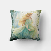 Watercolour Forest Princess クッション (裏面)