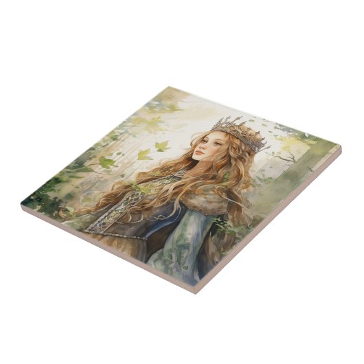 Watercolour Forest Princess タイル (側面)