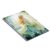 Watercolour Forest Princess ノートブック (右側)