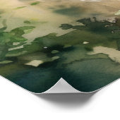 Watercolour Forest Princess ポスター (角)