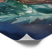 Watercolour Forest Princess ポスター (角)