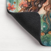 Watercolour Forest Princess マウスパッド (コーナー)