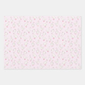 Watercolour Geese and Wildflowers ラッピングペーパーシート (正面2)