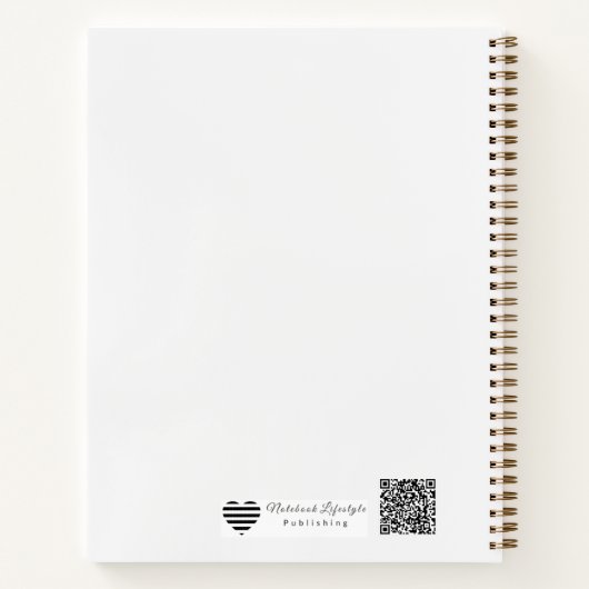 Watercolour Timeline | Artistic Wedding Design ノートブック (裏面)