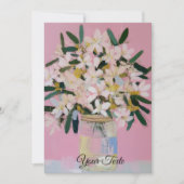 Watercolour Tulips Mother’s Day Card vase シーズンカード (正面)