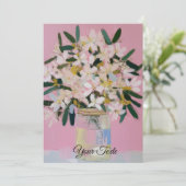 Watercolour Tulips Mother’s Day Card vase シーズンカード (スタンド正面)