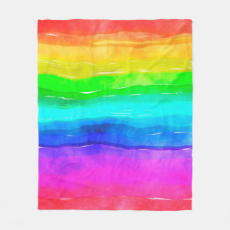 Watercolour watercolor paint wash フリースブランケット